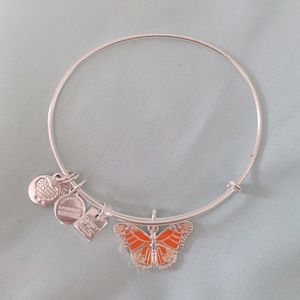 Alex & Ani shiny silver Monarch Butterfly
